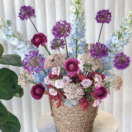 Purple basket